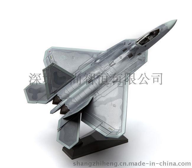 深圳生产军事模型厂家 美国空军F22猛禽战斗机合金模型